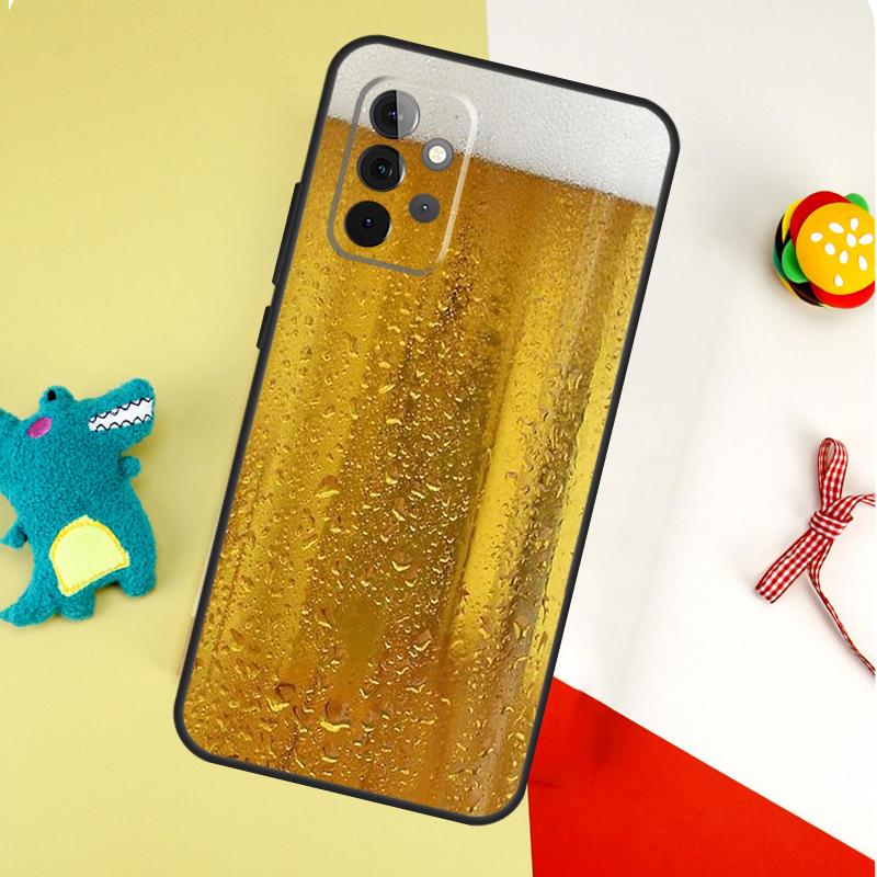 Drink Beer Red Wine For Samsung Galaxy A54 A34 A14 A55 A35 A15 A53 A33 A13 A05 A06 A16 A22 A32 A52 Phone Case