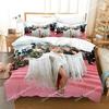 Rapper Singer C-CelineS Dion Bedding Set Singer C-Celine Dion Duvet Cover Pillowcase For Adult Boy Girl Bedroom Decoration029