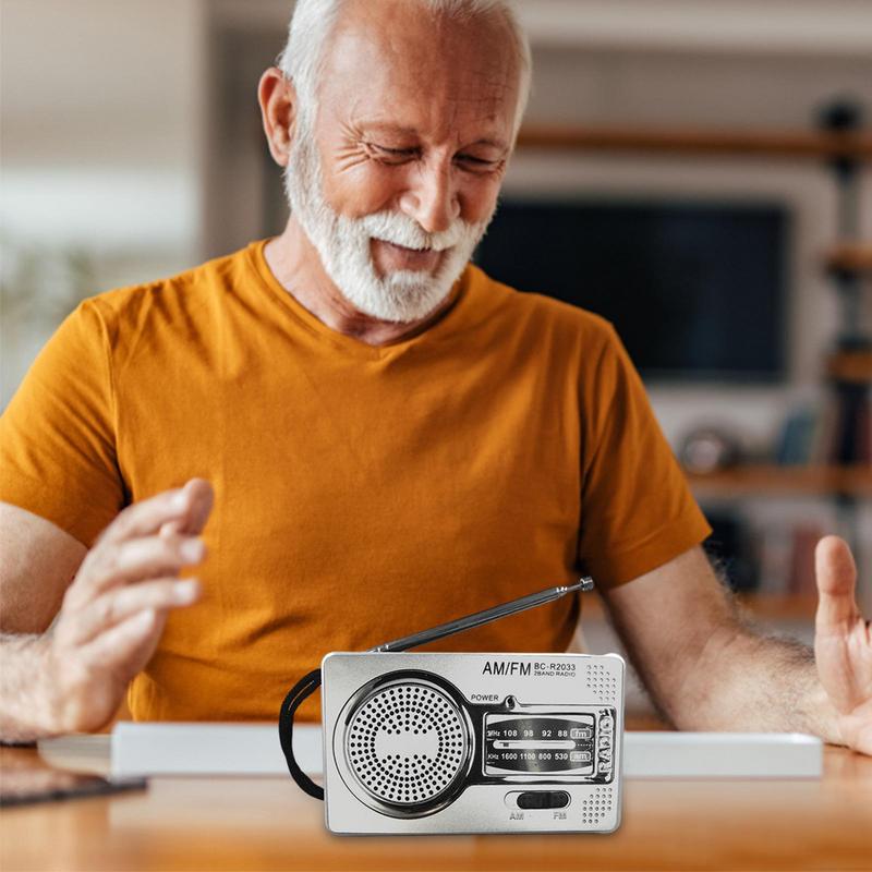 Battery Operated Radio Mini Compact Transistor Radios Great Reception Earphone Jack Portable Transistor Radio For Walking