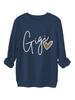 Gigi Leopard Heart Print Plus Velvet Hoodie for Women - Versatile Casual Autumn/Winter Wear