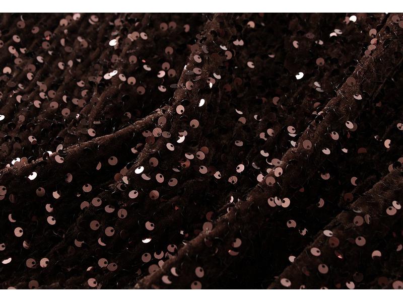 Autumn 2023 Women's Bodycon Sequin Midi Skirt with Back Slit (D8035)