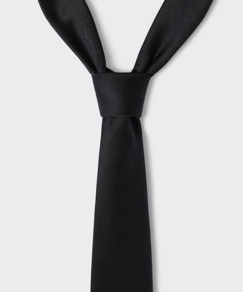 MUSINSA STANDARD Standard Solid Tie [Black]
