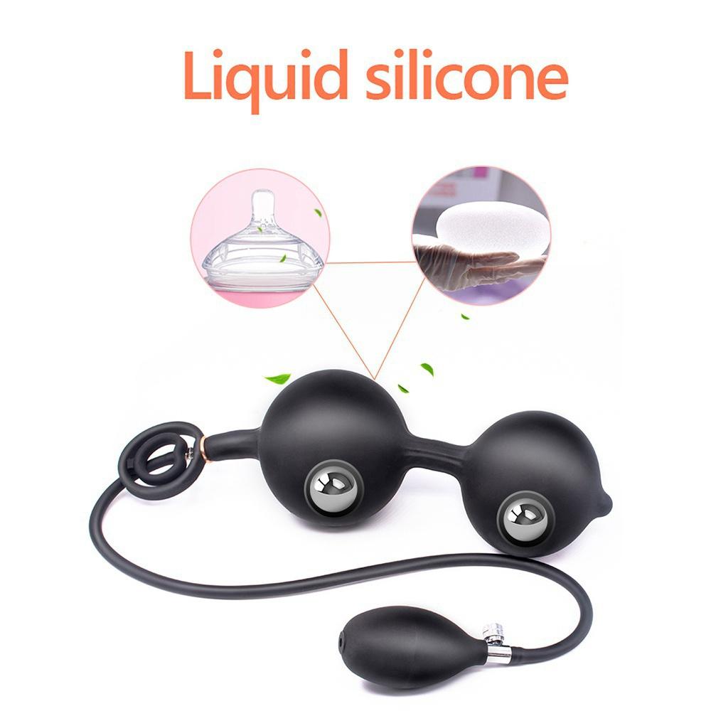 Female Inflatable Anal Vibrator for Adult G Spot Stimulator Anal Dilator Big Dildo Anal Plug Sex Toy for Men Prostate Massager Orgasm