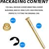 4PCS Door Hinge P and Bushings Kit Car Front Door Hinge Pin, Metal Vehicl
