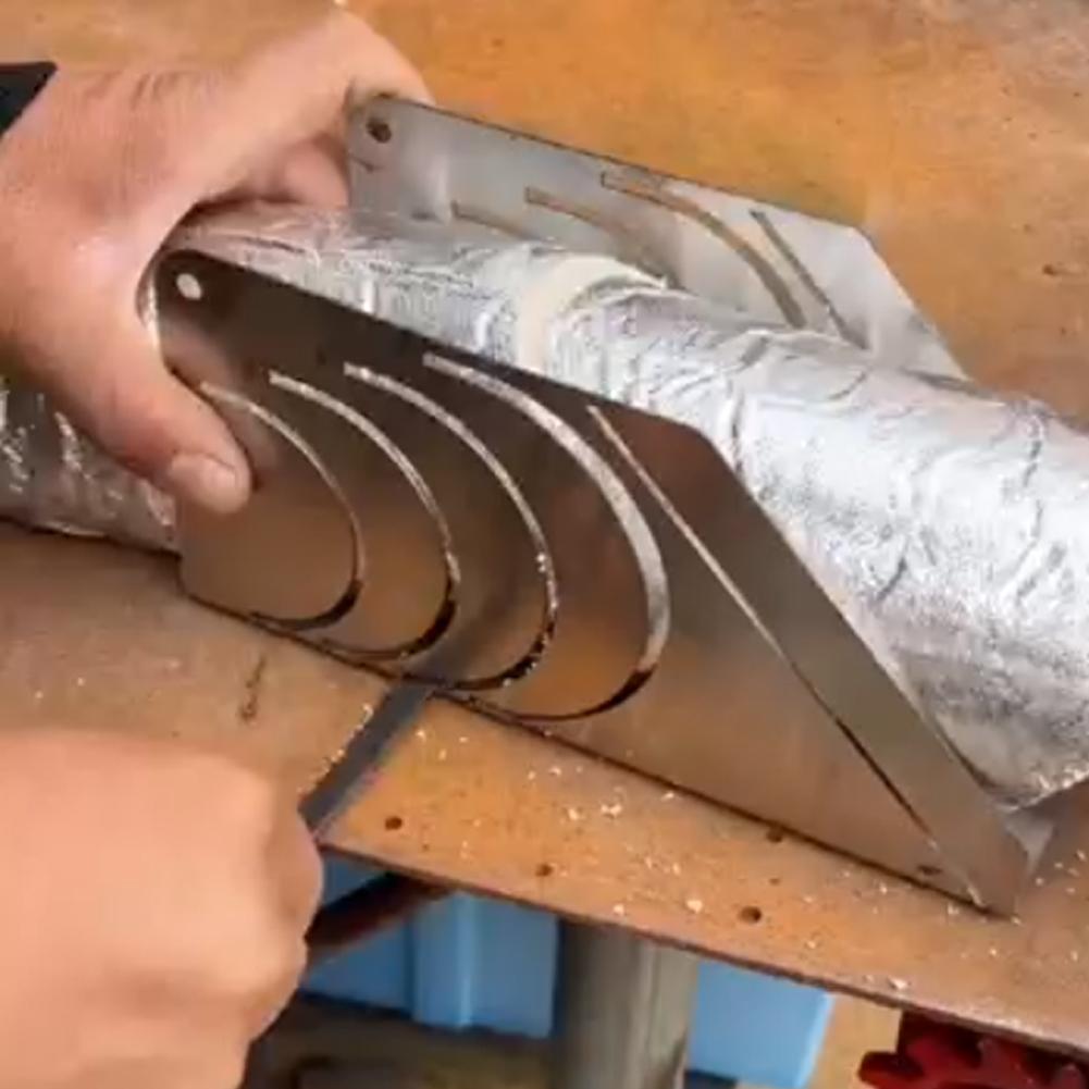 45. Cortador de tubos de isolamento de borracha Cortador de tubos de espuma Ferramenta de condicionamento Tamanho Ferramenta auxiliar de ar E5N1