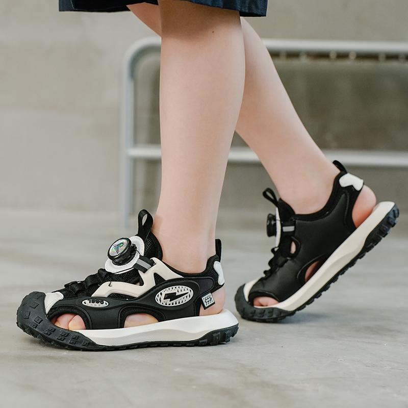 29-39 Children's Summer Anti Slip Wear Resistant Breathable Fashionable Baotou Sandals Beach Shoes