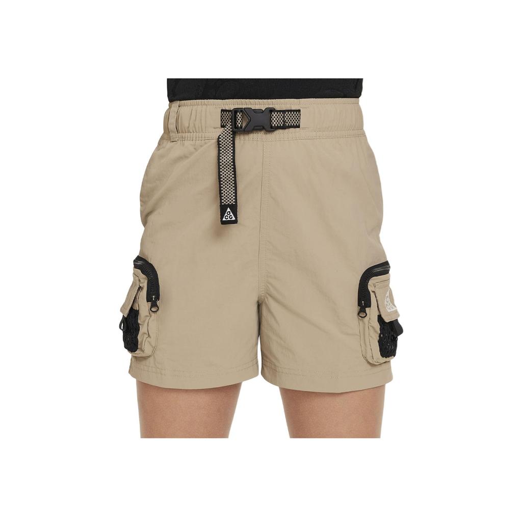 Nike Shorts Casuais Color Block com Bolso Cargo para Crianças Cáqui FN9222247