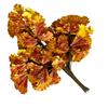 12pcs Artificial Maple Leaf Branch Waterproof Greenery Plants Foliage for Landscape Tree Making Home Decoration Outdoor Project