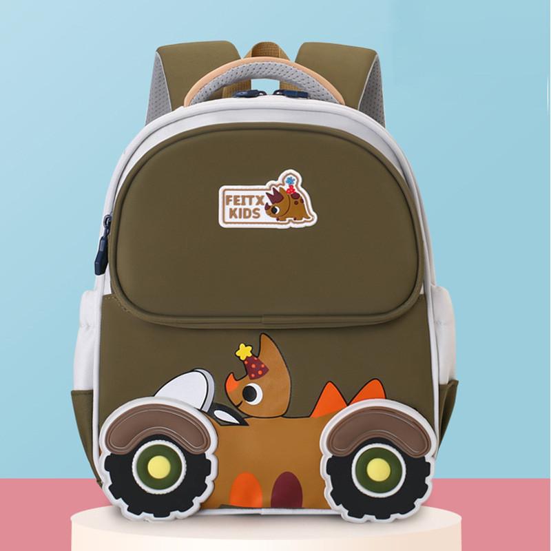 Cartoon Dinosaur Cute Rabbit Carrot Car Pattern Children Backpack School For