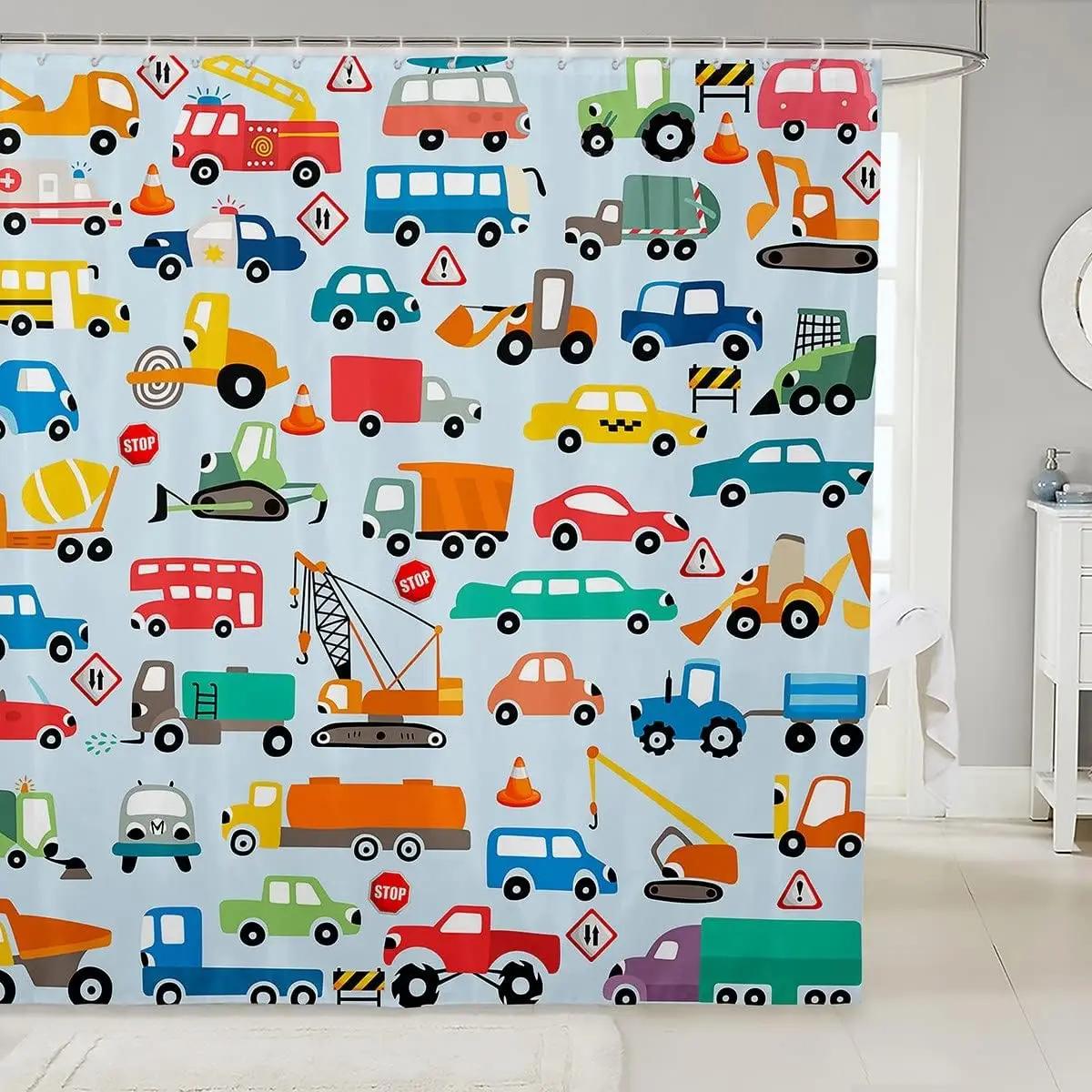 

Diverse Style Bathtub Curtain With Hooks Waterproof Easy Clean Quick Hang For Home Hotel Apartment Bathroom W60H190(CM)-1 Pcs