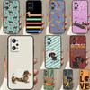 DACHSHUND For Realme C30 C31 C33 C35 C55 C21Y GT Neo 5 3T 2T OnePlus 11 10 9 Pro Nord CE 3 2 Lite Case