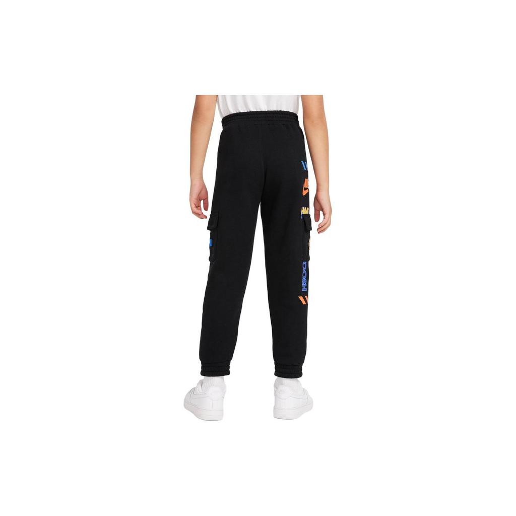 Nike Fleece Soft Comfortable Casual Knitted Sports Pants Kids bottoms Black DQ3891-010