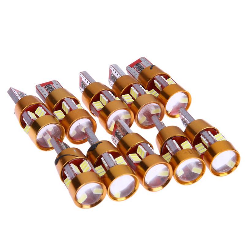 Buy 10pcs T10 3014 27smd Car LED Clearance Lamp Light Bulb Interior for