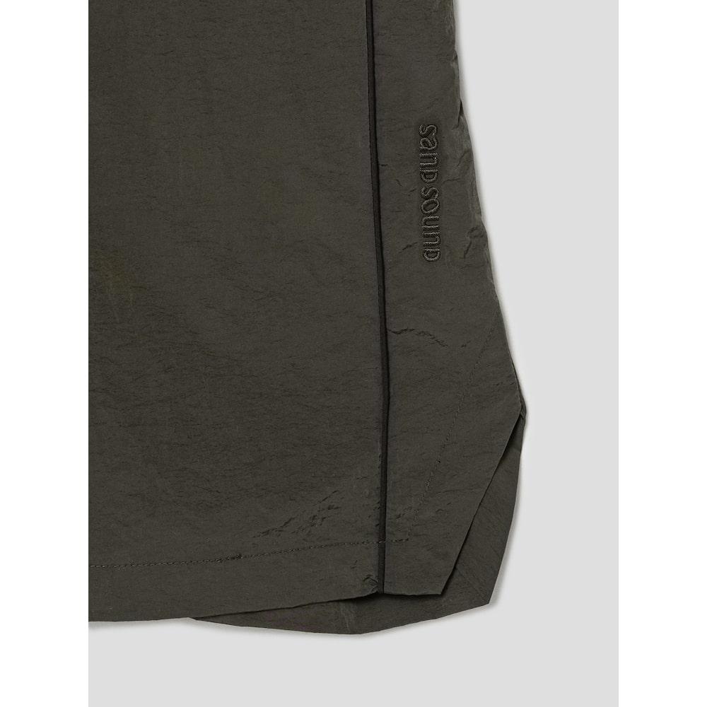 Saendeusaundeu (Unisex) Nylon Banding Shorts Charcoal
