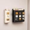 Magnetic Wall-Mount Refrigerator Storage Rack with No-Punch Two-Way Side Hanger for Fresh-Keeping Film