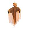 Hanging Pumpkin Ghost with Sound Battery Powered Rotatable Head Light Up Ghost Pumpkin Decoration