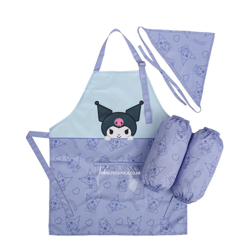 

Kuromi Honey Apron, Toshi Hood, and 3-piece Set