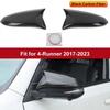 Carbon Fiber Horn Wing Style Door Mirrors Cover Trim for 4runner 14+ Accessories