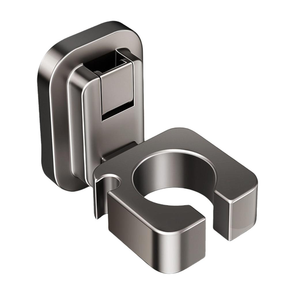 Elegant Sturdy Plastic Adhesive Wall Mounted Hair Dryer Holders for Easy Installation and Removal In Bathrooms