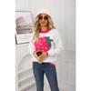 Day Pullover Sweater Base Top Sweater Trend Women's New Winter Style Fashionable Strawberry Valentine's