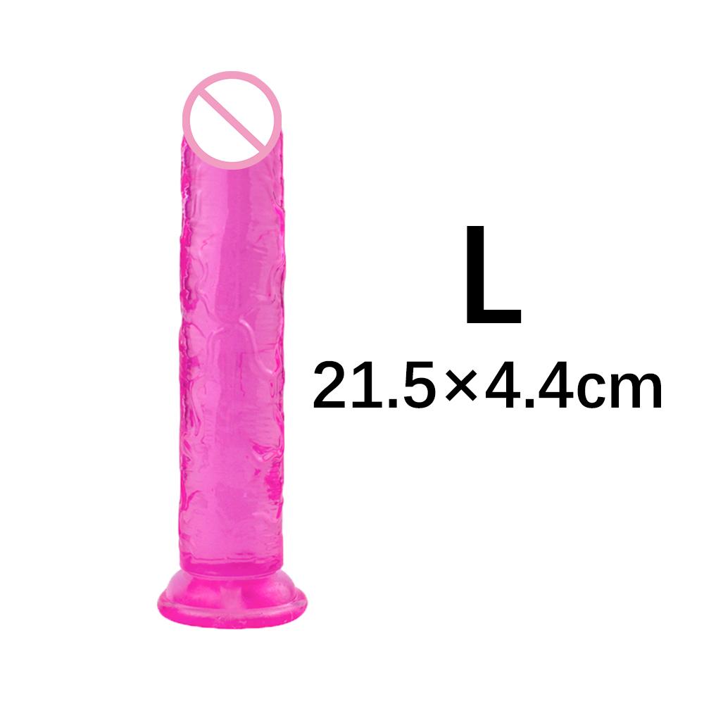 Strong Suction Cup Jelly G-spot Dildo Huge Lifelike Penis Dick Anal Female Sexy Products Sex Toys
