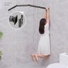Foldable Shower Curtain Rod for Bathroom and Toilet, No Need To Drill Holes, Dry-wet Separation, C-shaped Waterproof Shower