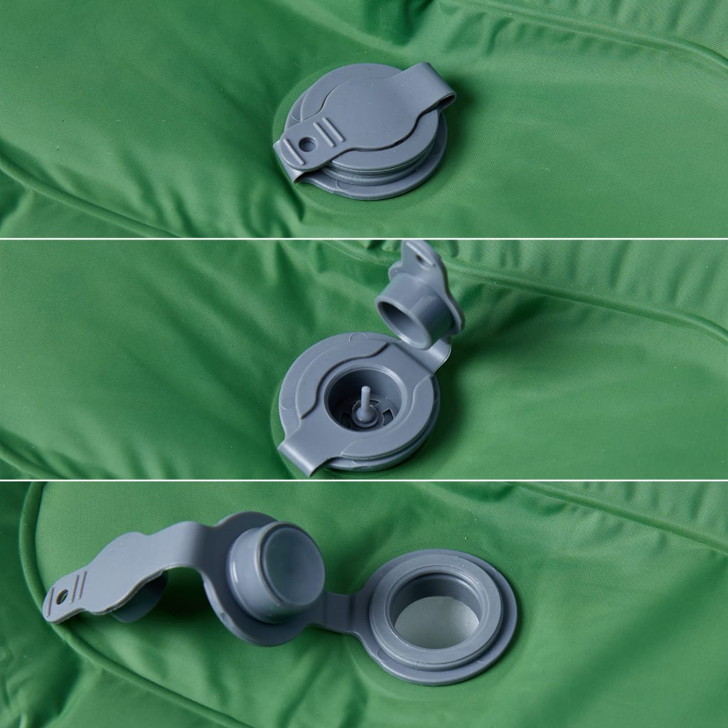 Self Inflating Sleeping Pad with Pillow Green