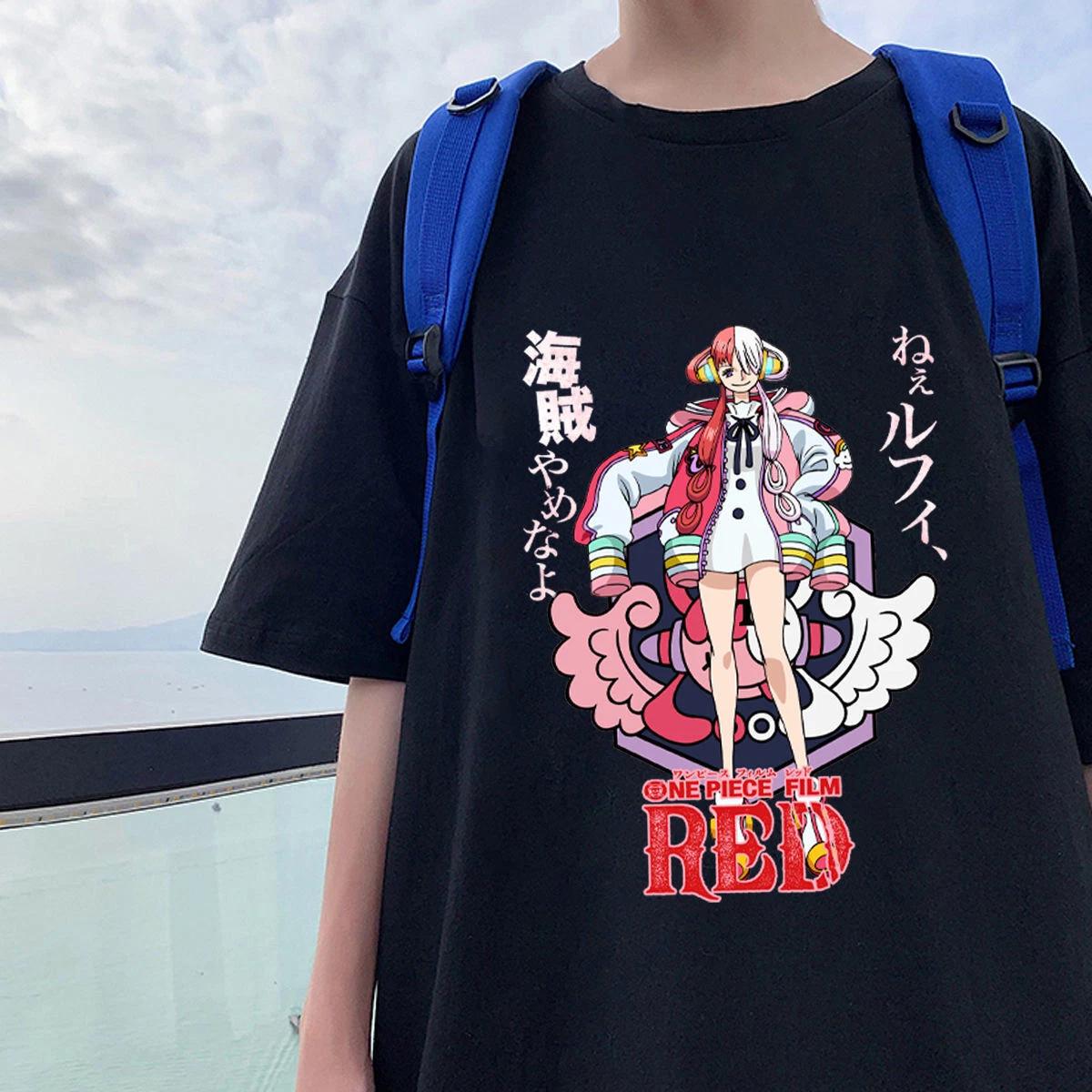 

One Piece Uta Cosplay Anime Manga T-Shirt Tee Undershirt Costumes 100% Cotton S