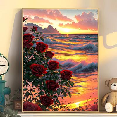 5D DIY Landscape Healing Diamond Embroidery Full Display Full Diamond Cross Stitch Crafts Stitch Home Wall Decoration