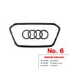 Car Styling Steering Wheel Center Logo Cover Replacement Trim Accessories For A Sline TT A3 A5 A7 Q3 Q5 Q7 Q8 A4L A6L A8L Q5L