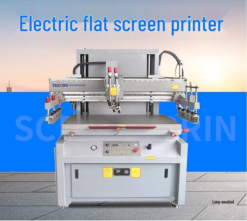 Computer-Controlled Flat Screen Printing Machine Board