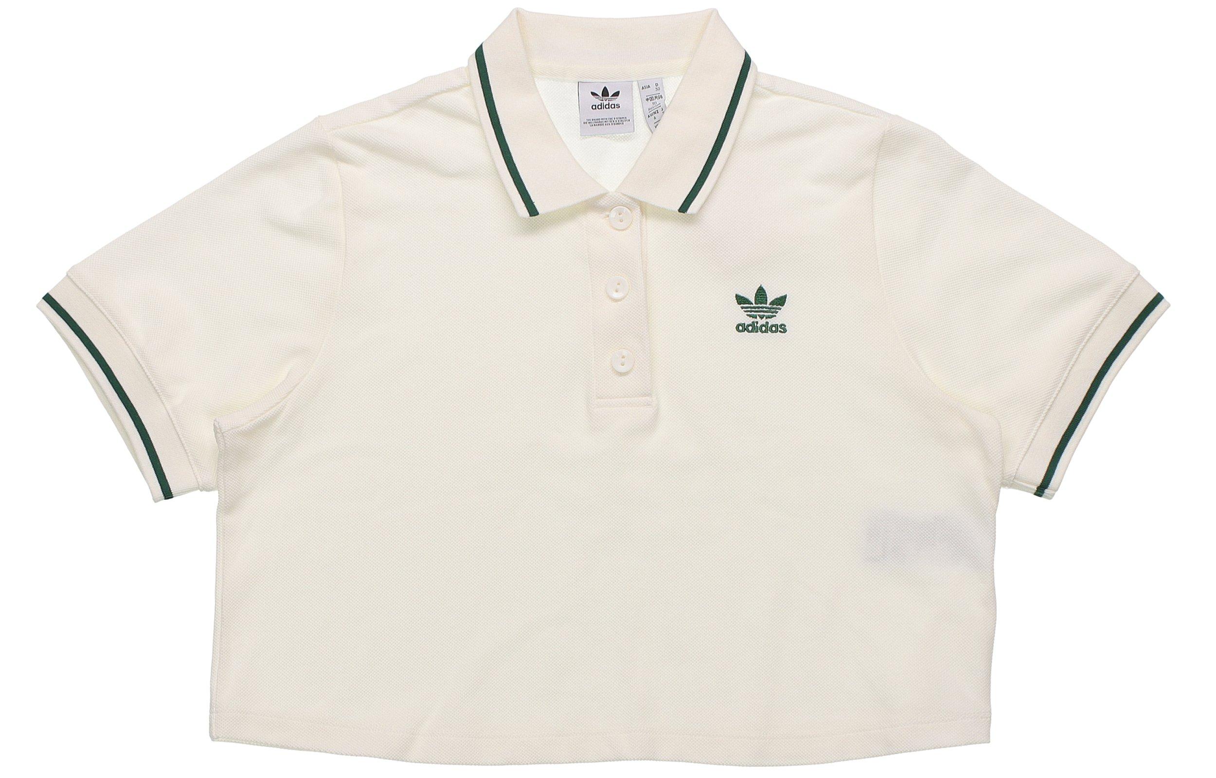 Adidas Originals Polo Shirt Women s Jade White H56468 40