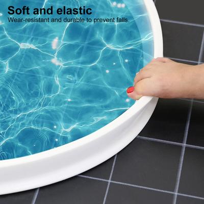 Yousheng 100/200CM Soglia Doccia Pieghevole Paraspruzzi Autoadesivo Silicone Impermeabile Striscia Barriera Cucina Bagno Separazione Asciutto Bagnato Pieghevole