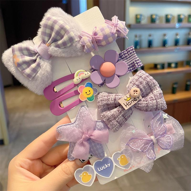 Cute Plush Butterfly Hair Clips for Girls - 2025 Style Duckbill Hairpins for Kids