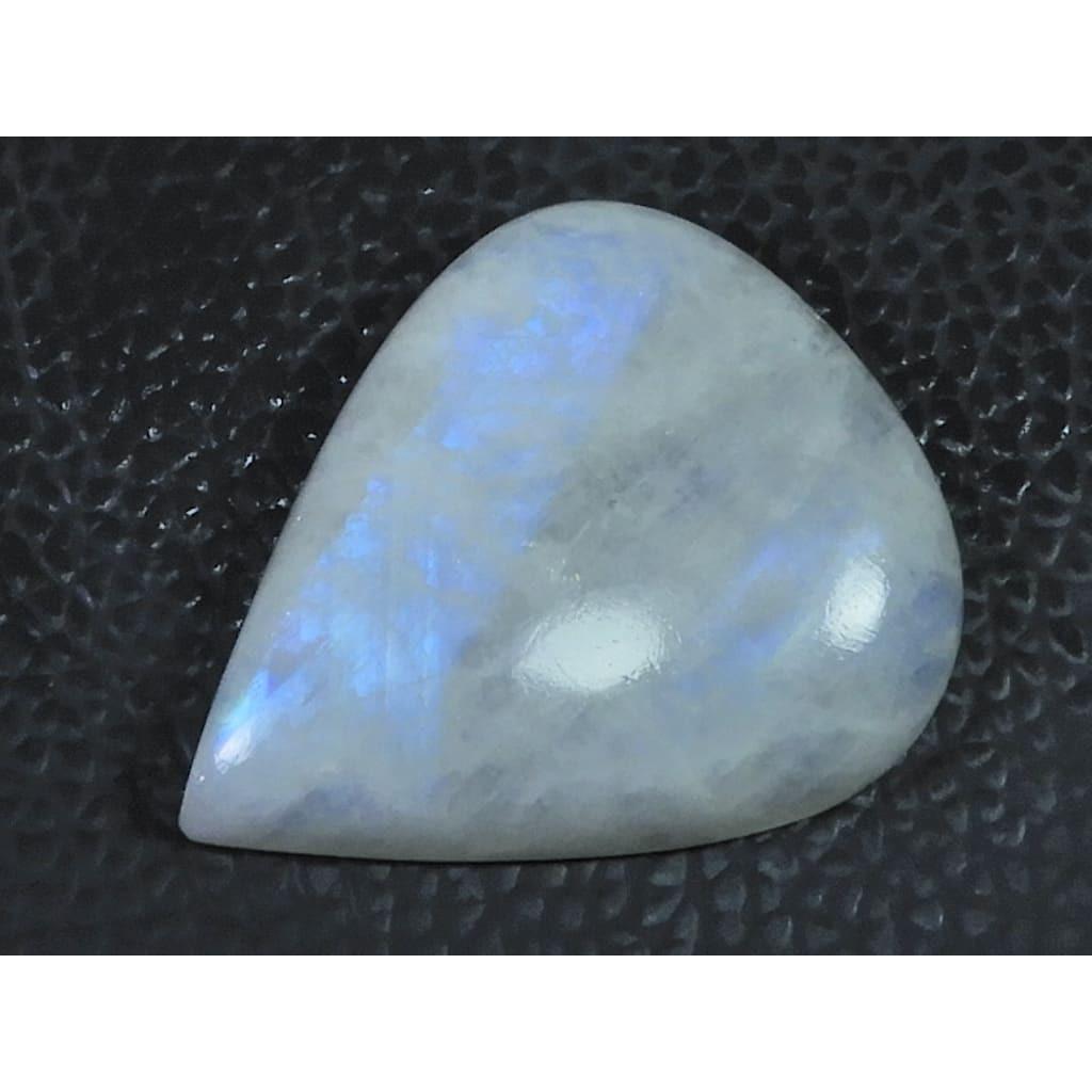28X35X07 MM Natural Rainbow Moonstone Pear Cabochon Loose Gemstone 55 Cts. C-1610