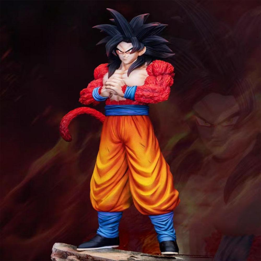 Anime Dragon Ball Z Figure Hold Fist Ssj 4 Goku Super Saiyan Action Figure Model Pvc Statue Decoration Boy Christmas Toys Gifts