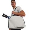 Large Capacity Tennis & Badminton Racket Bag with Shoe Compartment - Single Shoulder Crossbody Sports Bag
