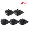 1-6PCS 1L MTB Bicycle Bags Multi-function Bike Saddle Bag Rainproof MTB Seatpost Rear Storage Pouch Cycling Equipment