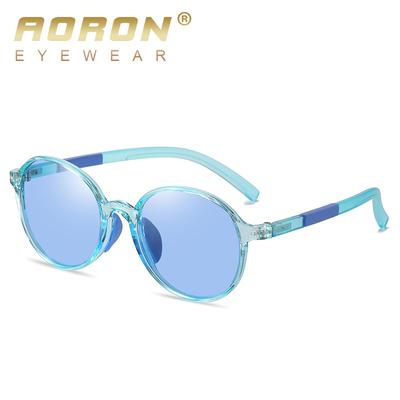 Brand Design TR90 Round Frame Polarized Sunglasses Fashion Classic Outdoor Kids Children Glasses