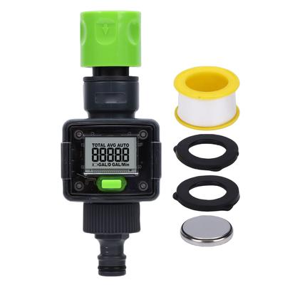 Wasserflussmesser Hohe Präzision Echtzeit-Überwachung Digitaler Wasserverbrauchsmesser für Gartenbewässerung Bewässerung