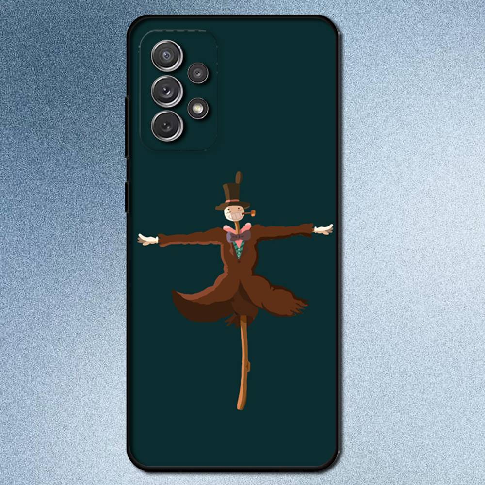 H-Howl M-Moving C-Castle Phone Case For Samsung S25,S24,S21,S22,S23,S30,Ultra,S20,Plus,Fe,Lite,Note,10,9,5G Black Cover