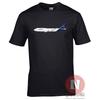T-shirt Lufthansa 747 Boeing Jumbo Jet Spotters di aerei Equipaggio di linea Aeroporti Maglietta