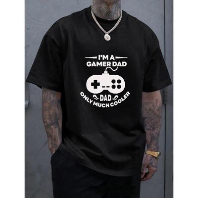 Beliebtes 2026 Sommer T-Shirt für Herren Mehrfarbig Spielkonsole Aufdruck Cooles T-Shirt Oversized Mode Top