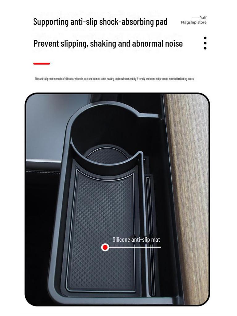 Silikon-Aufbewahrungsbox für die Armlehne des Tesla Model 3/Y