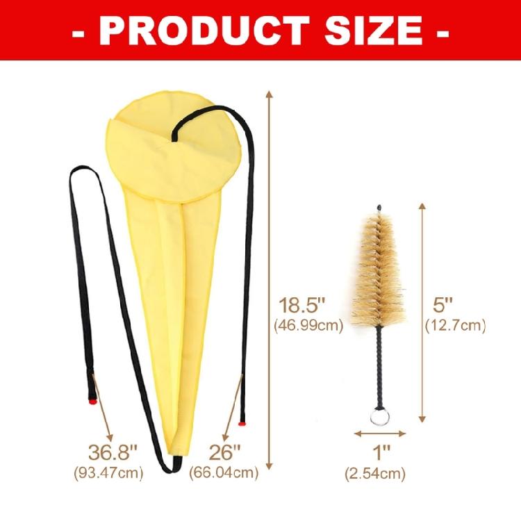 Saxophone Cleaning Cloth for Altos Tenors Sax and Other Wind and Woodwind Strument Saxophone Cleaning Rag Cleaning Cloth