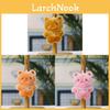 Cute Cartoon Bear Plush Toy With Flower Embellishment For Kids And Teens