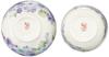 Yamashita Crafts Gift x x includes rice and Tenpo Set, Blue, 22.7 13.5 H8.8cm, bowl, teacup, chopsticks. (45015460)
