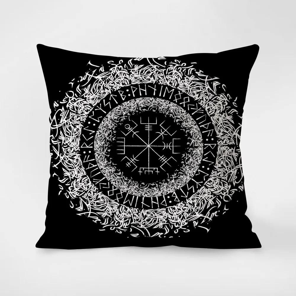 Retro Magic Circle Print Pillowcase Interior Decoration Office Living Room Home Pillowcase