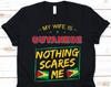 Meine Frau ist Guyanesin Nichts macht mir Angst Shirt, Flagge von Guyana Design, Jahrestagsgeschenk für Ehemann, Lustiges Hochzeitshemd, Guyanesische Frau Shirt