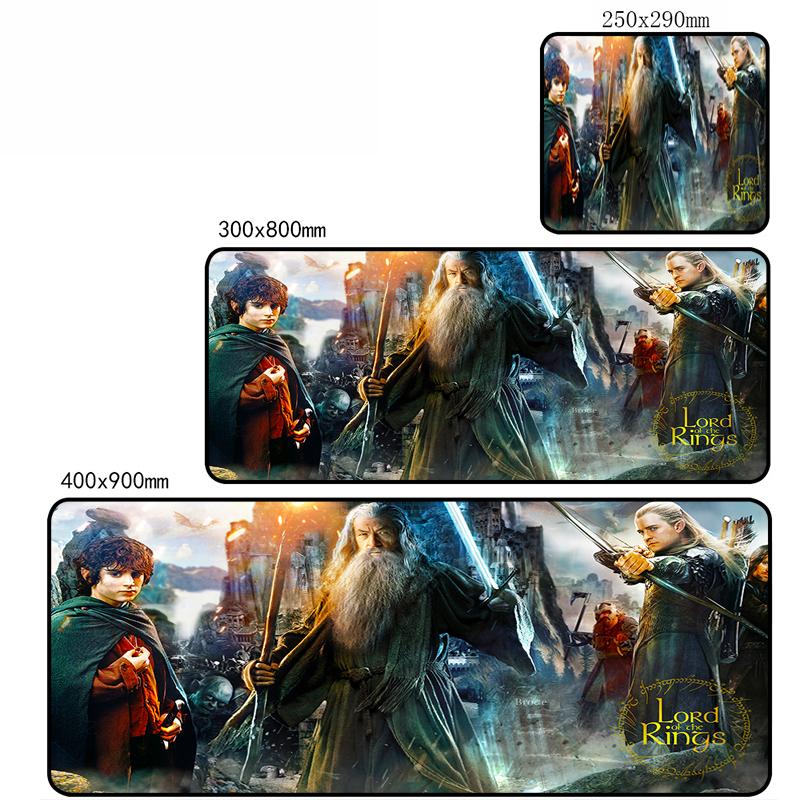 Mouse Mats Lotrs Movie Rings Mat Large Pad Mousepad Anime Gaming Accessories Cute Mause Kawaii Carpet Gamer Cabinet Xxl Keyboard